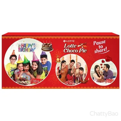 Lotte Choco Pie 6 Pieces view 2