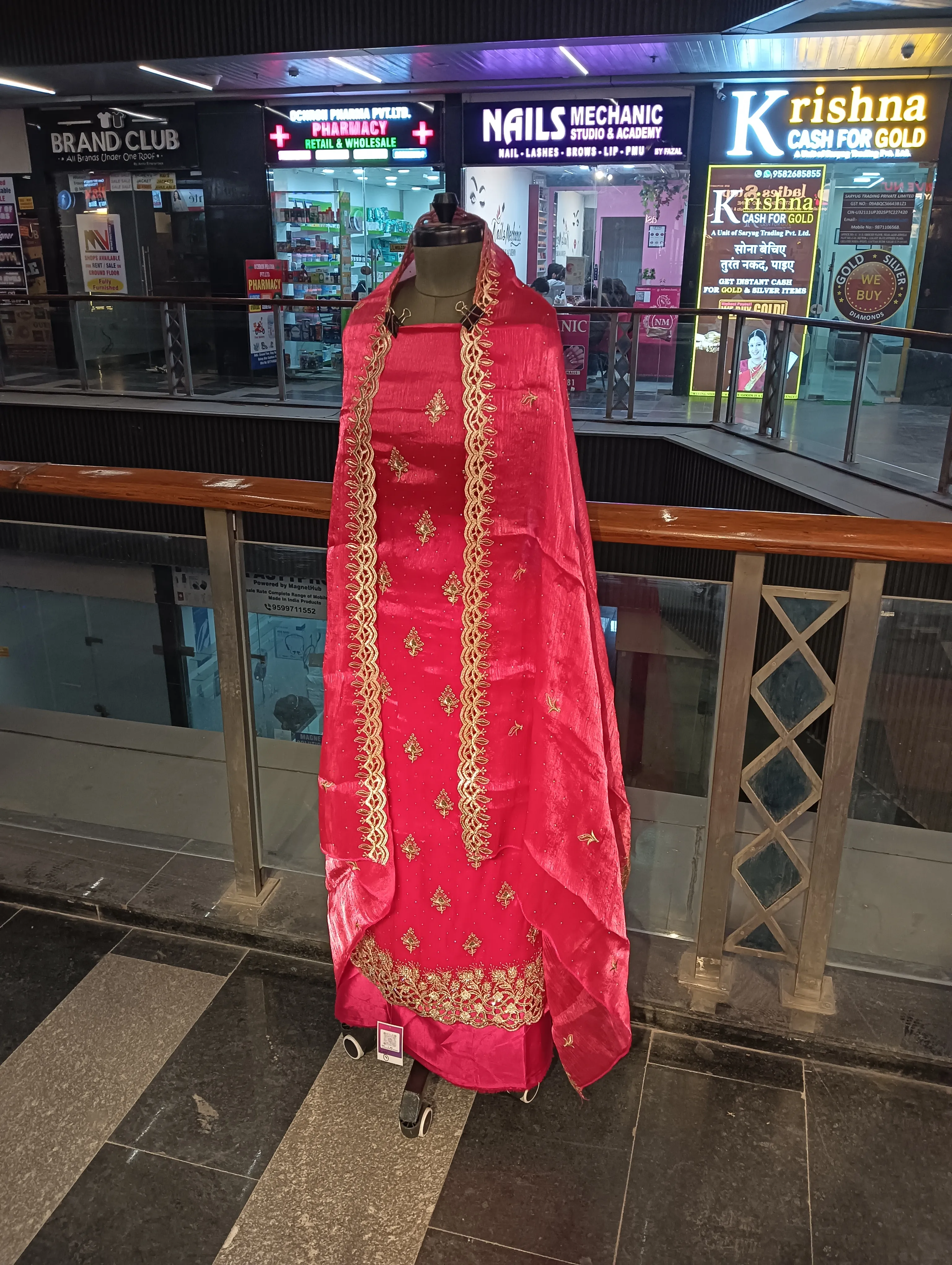Traditional Pink Salwar Suit view 2