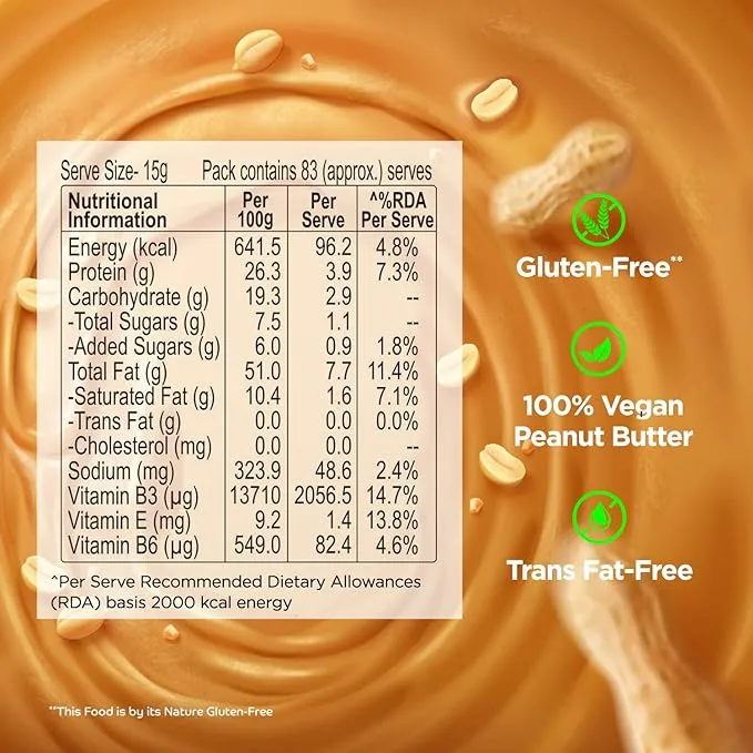 Dr. Oetker Funfoods Peanut Butter Creamy 1 Kg view 2
