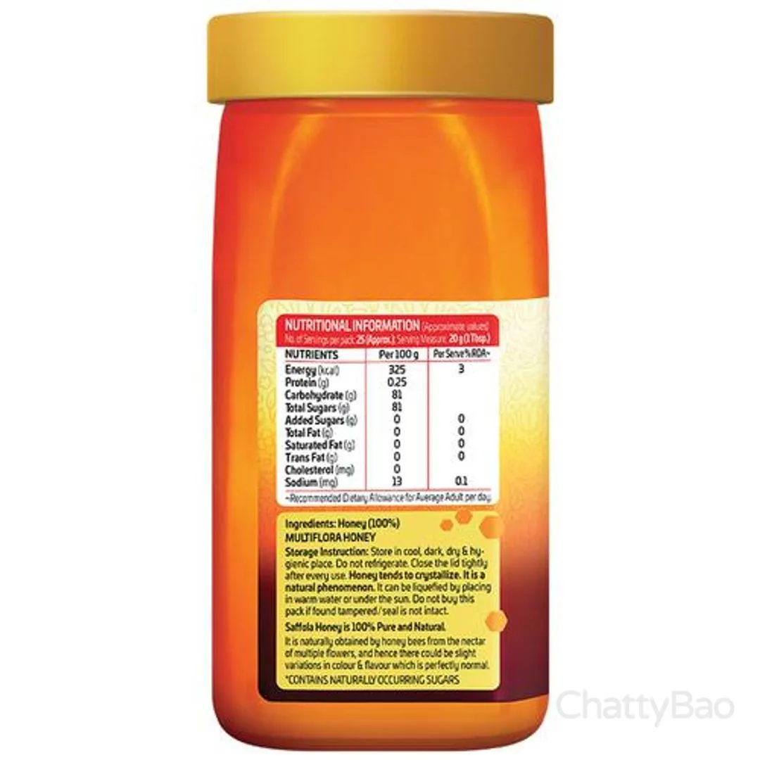 Saffola Honey Active ??100% Pure 500 g view 2