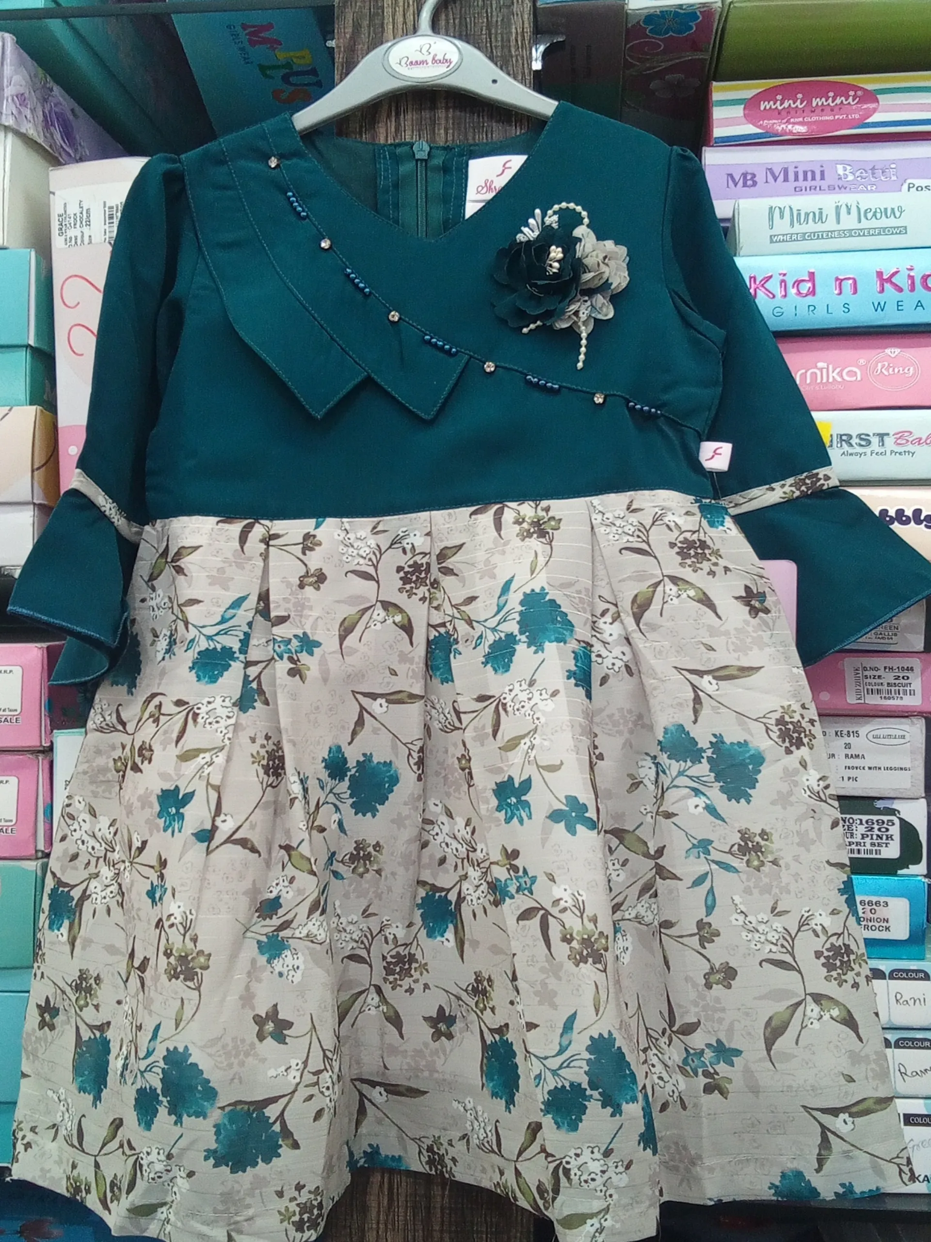 Girls Cotton Frock Rg view 3