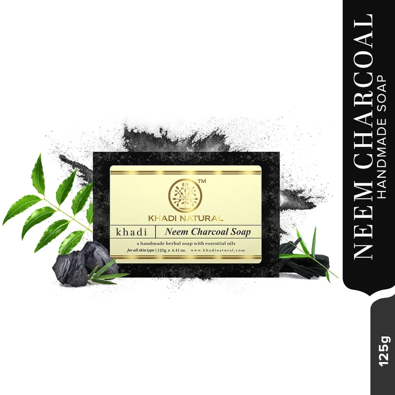 Khadi Natural Neem Charcoal Soap 125 g view 2