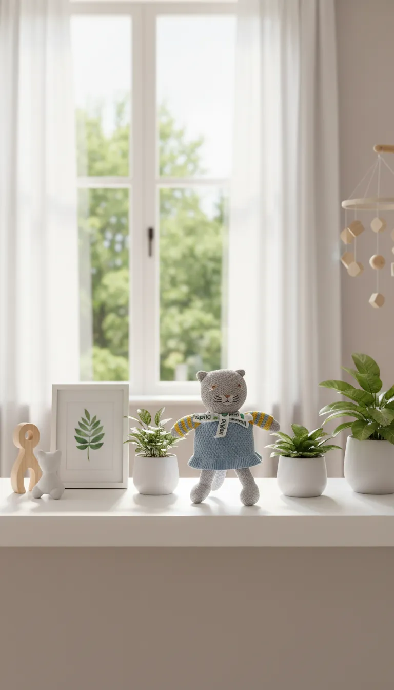 Inspila Knitted Cat Doll view 2