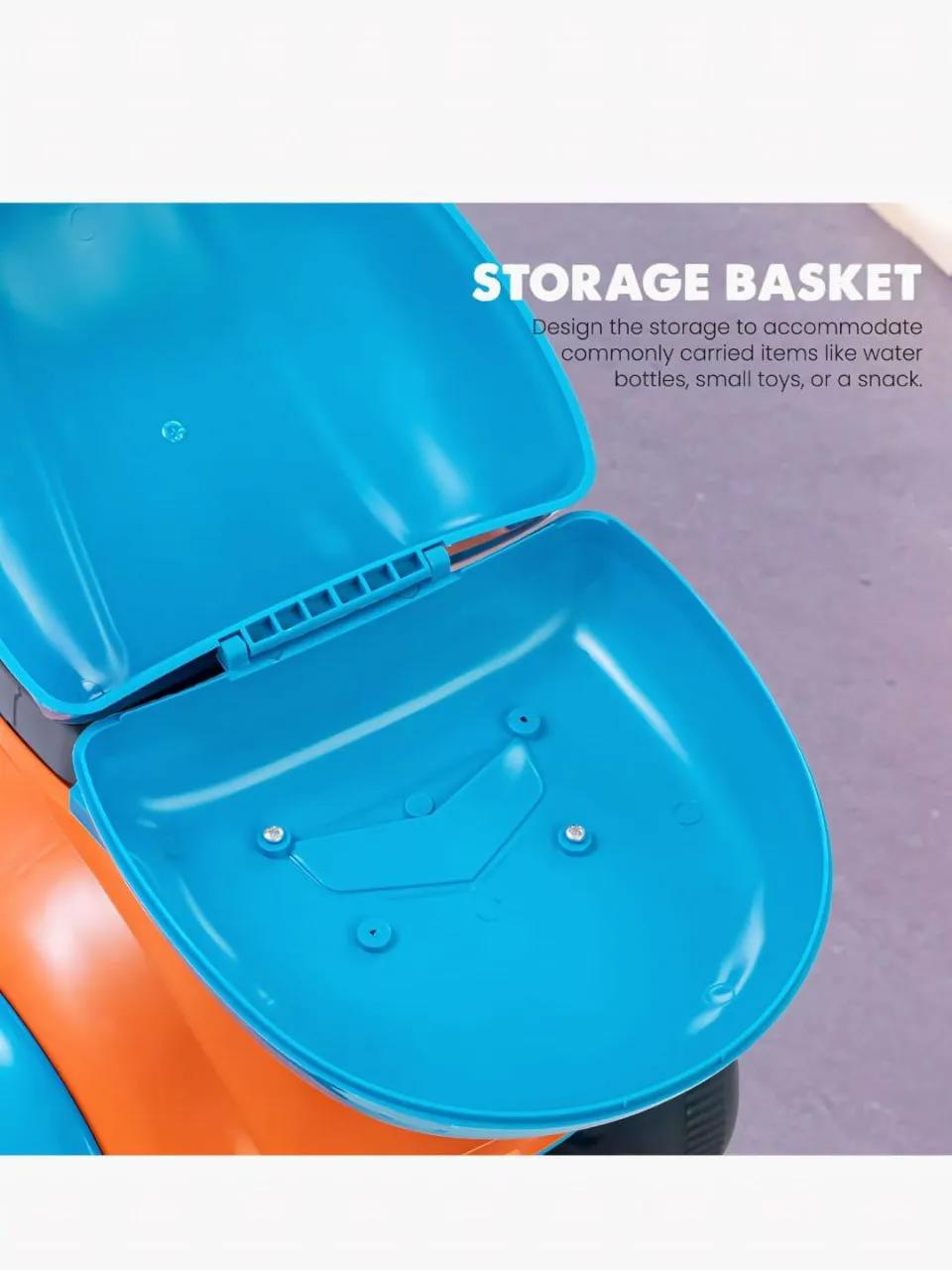 Kids Electric Scooter Blue view 5