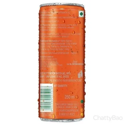 Mirinda Soft Drink Can 250 ml view 2