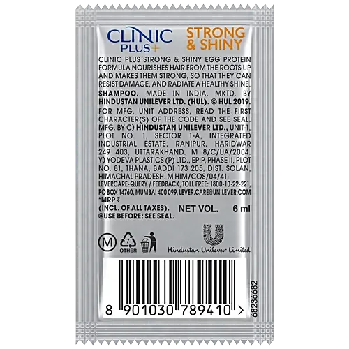 Clinic Plus Strength & Shine Shampoo - Egg Protein 6 ml view 2