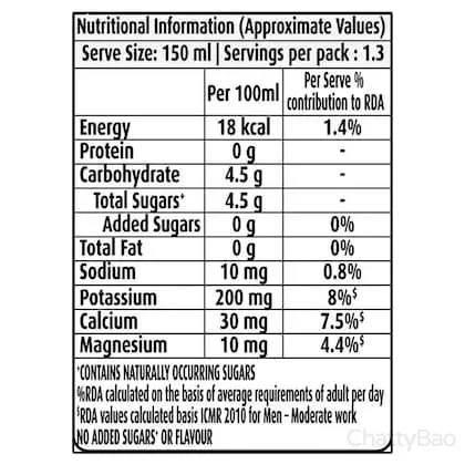 Real Activ 100% Tender Coconut Water (Nariyal Pani) 200 ml view 3