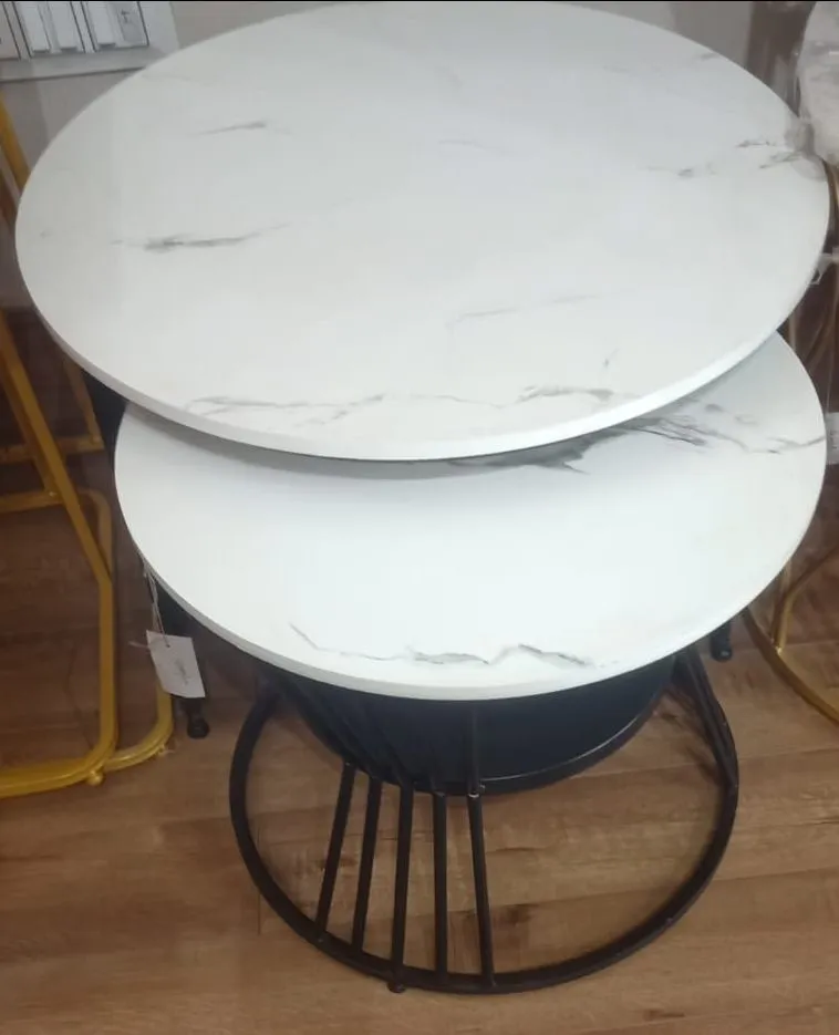 Wood Top Two Pics Table