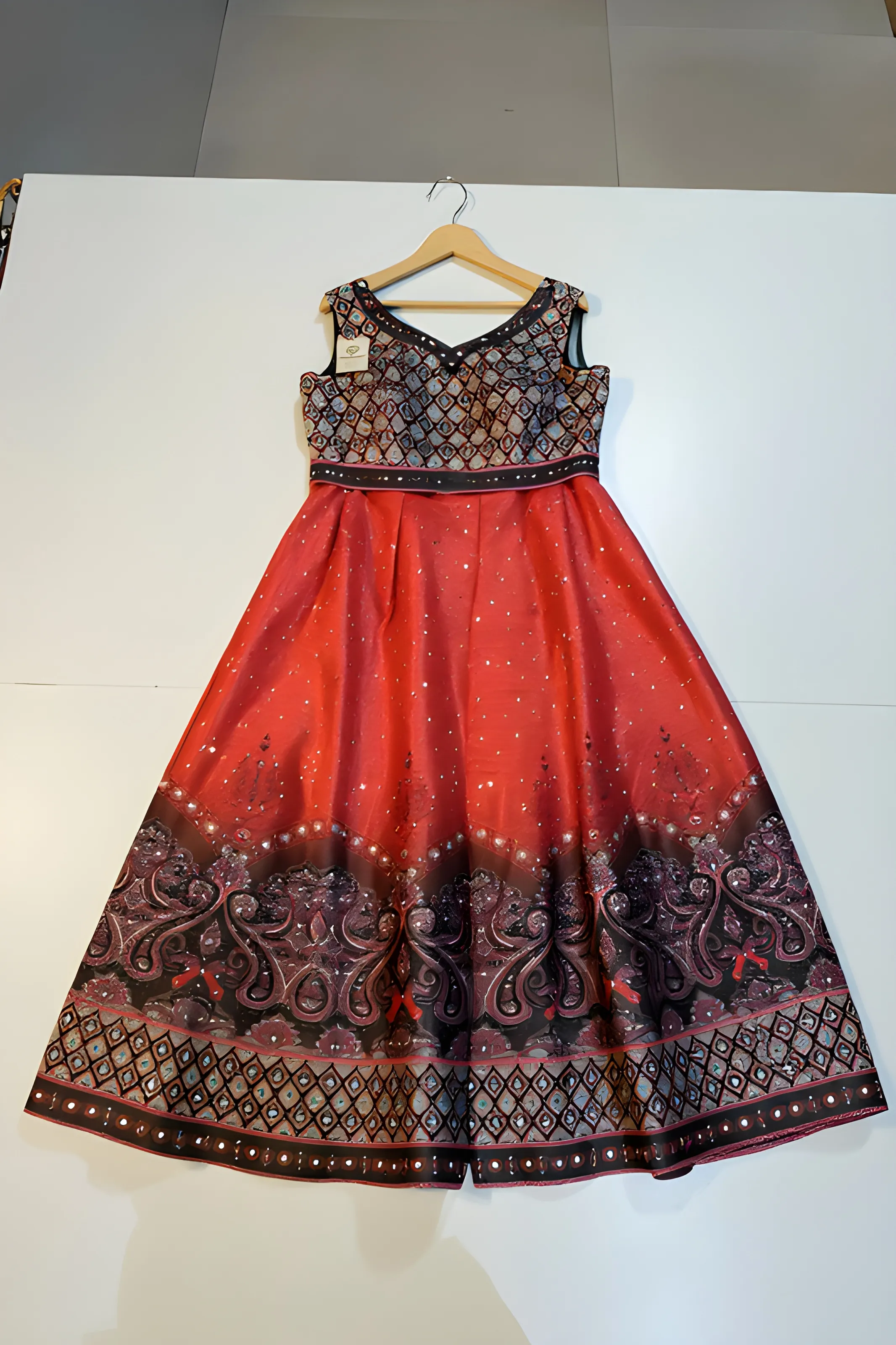 Traditional Red Lehenga view 2