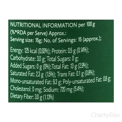 Del Monte Black Pitted Olives 450 g view 3