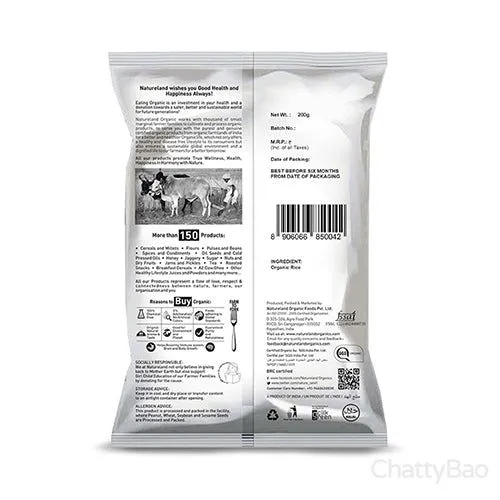 Nature Land Organics Organic Rice Murmure 200 g view 2