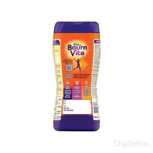 Cadbury Bournvita Chocolate Nutrition Drink Jar 1 Kg view 2