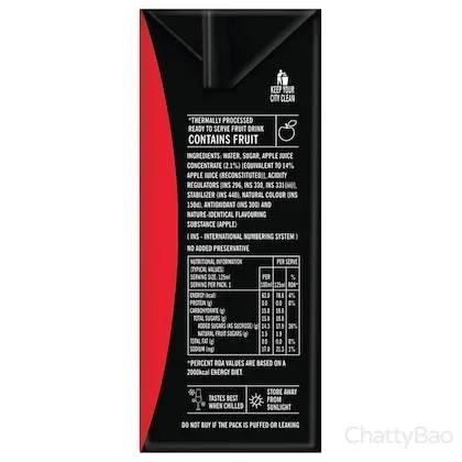 Appy Fizz Apple Juice 125 ml view 2