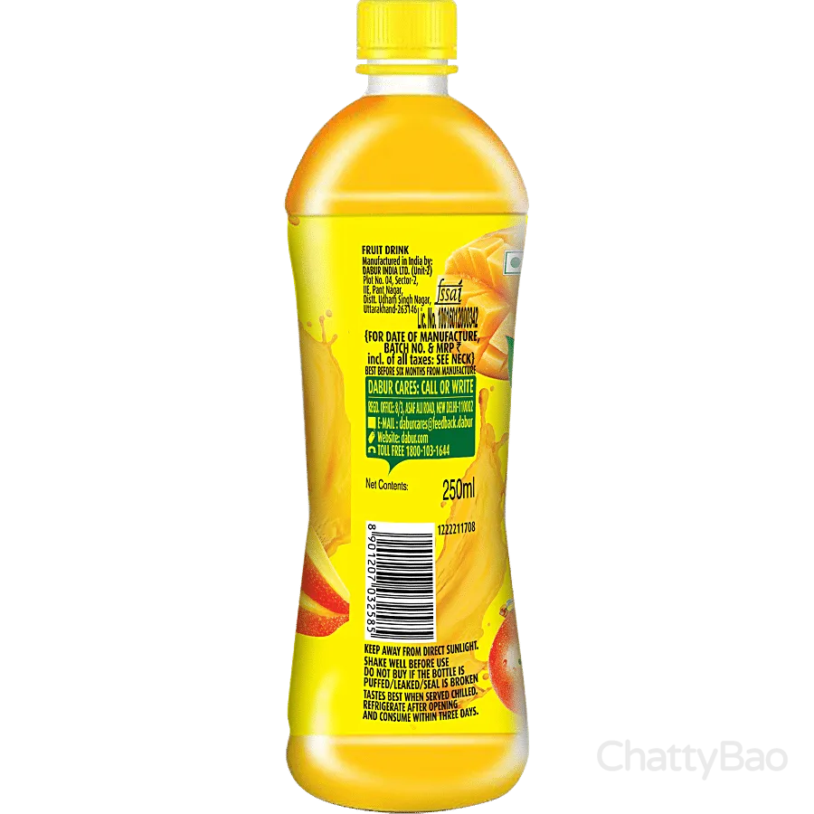 Real Mango Drink 250 ml view 2