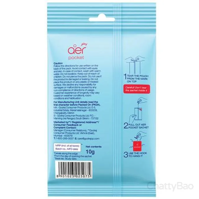 Godrej Aer Bathroom Air Fragrance - Fresh Bossom 10 g view 2
