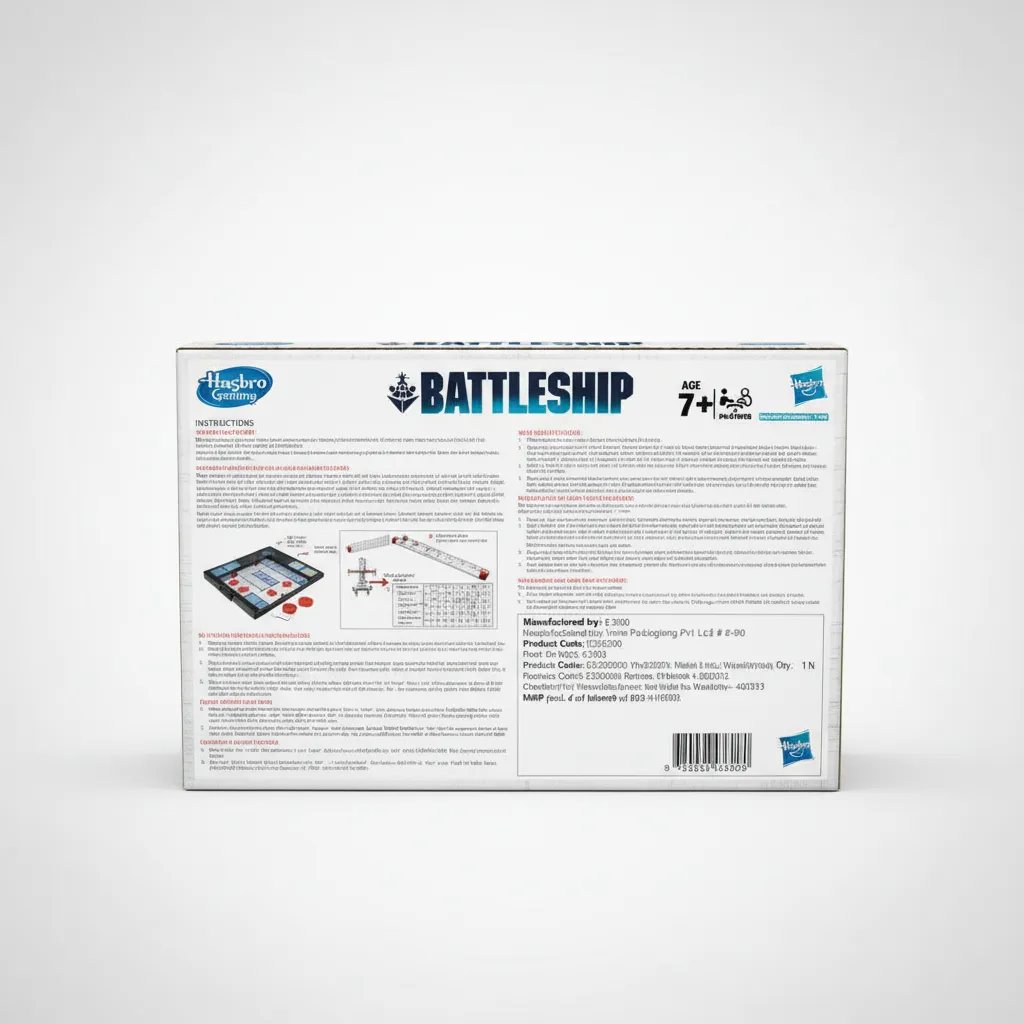 Hasbro Gaming Battleship Board Game, Classic Strategy Play for Kids and Adults, for Boys & Girls Ages 7 and Up, for 2 Players, Birthday Gift view 4