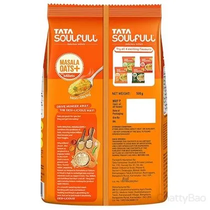 Tata Soulfull Masala Oats + Mast Masala 500 g view 2