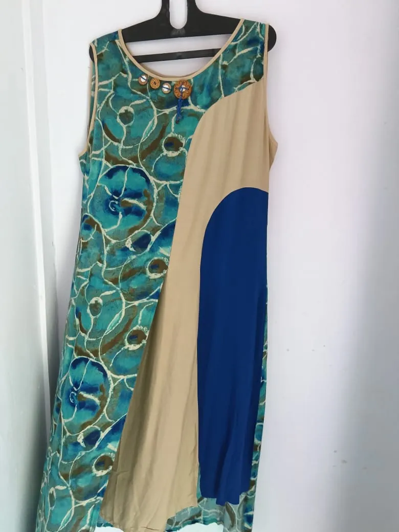 Abstract Print Kurti view 3