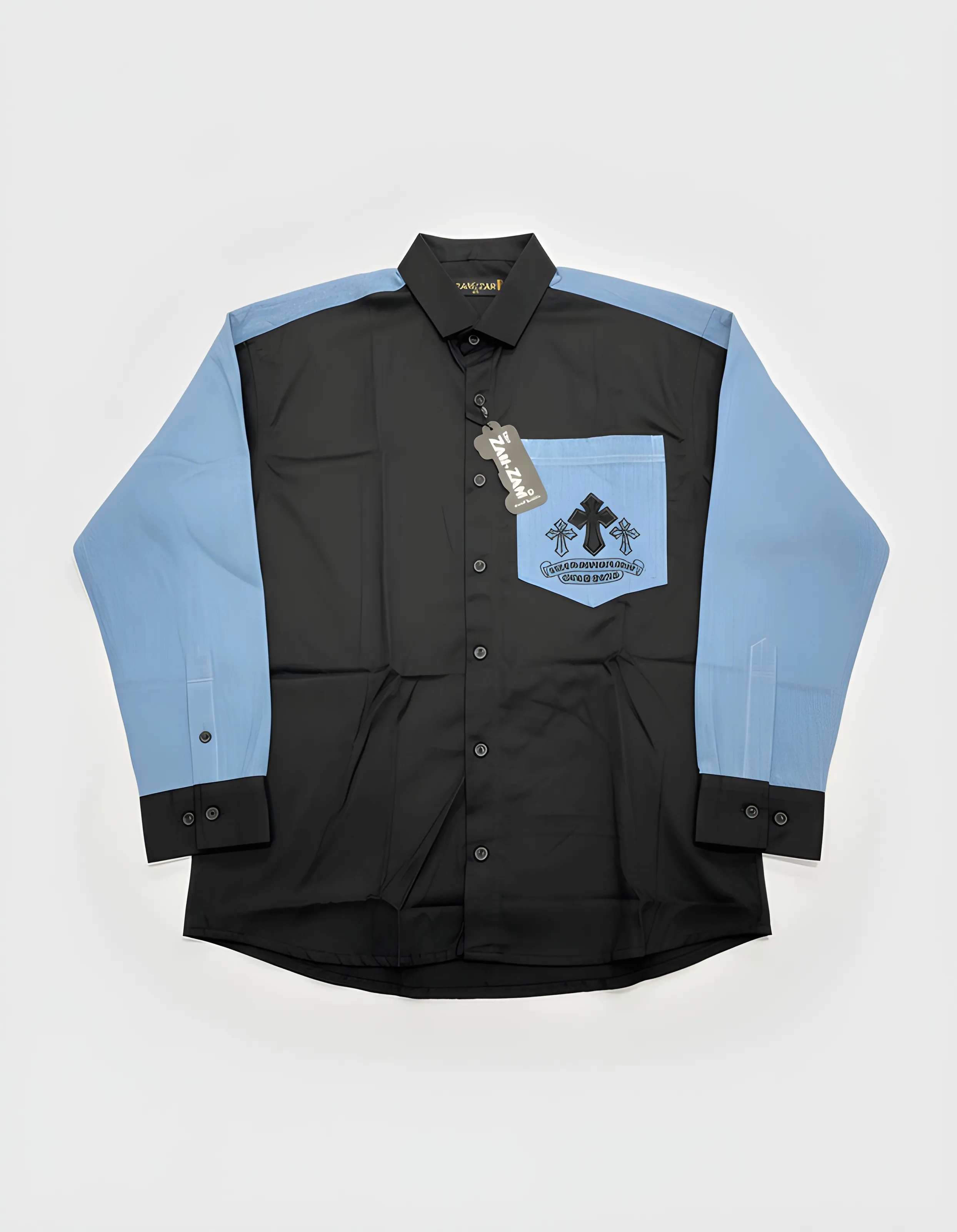 Zizman Black Denim Shirt view 2