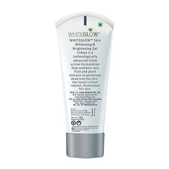 Lotus Herbals Whiteglow Skin Whitening & Brightening Gel Creme PA+++  SPF 25 18 g view 2