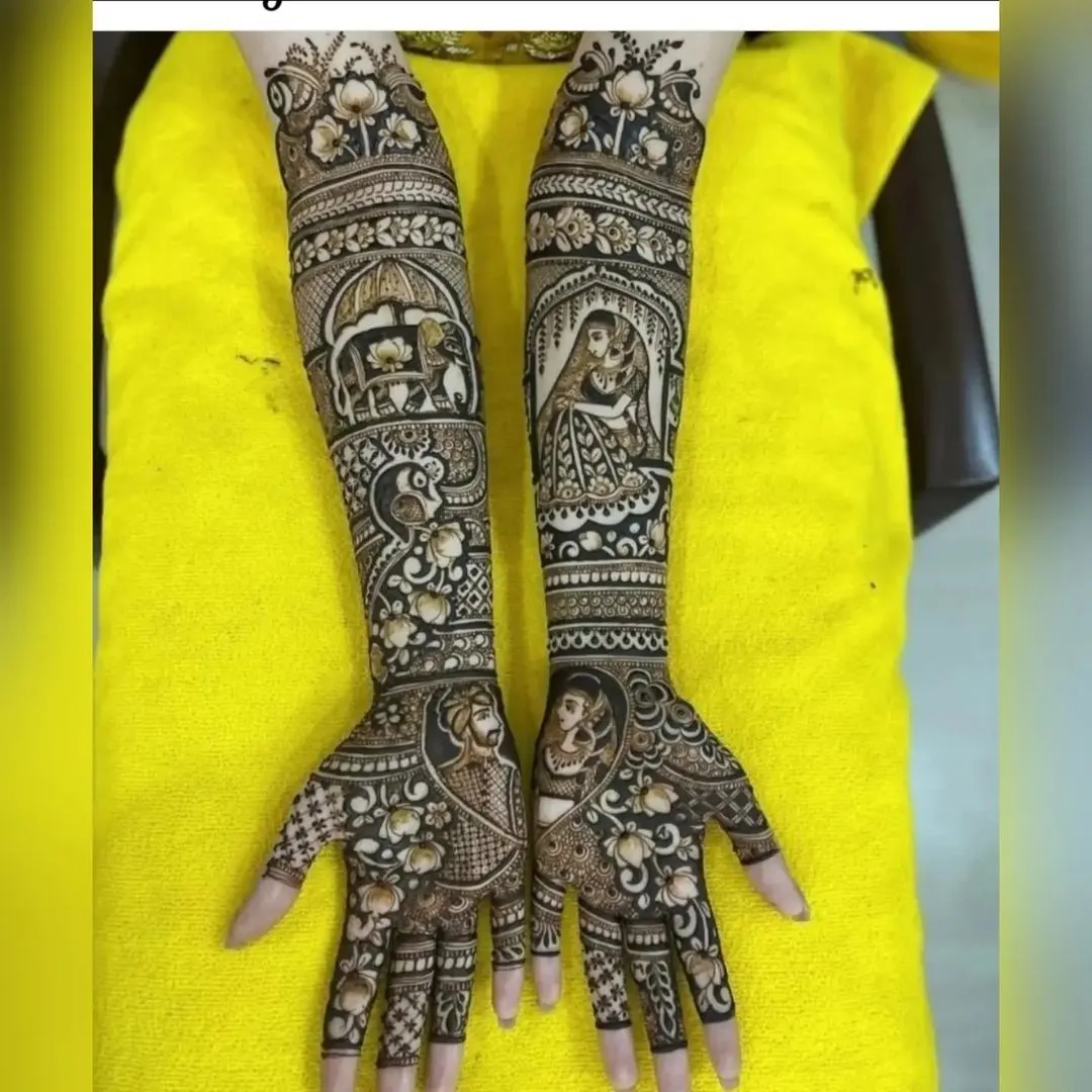 Bridal Mehndi Designer view 2