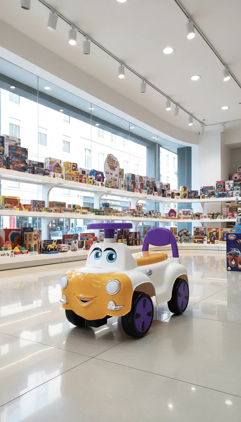 Cartoon Character Ride-On Toy
