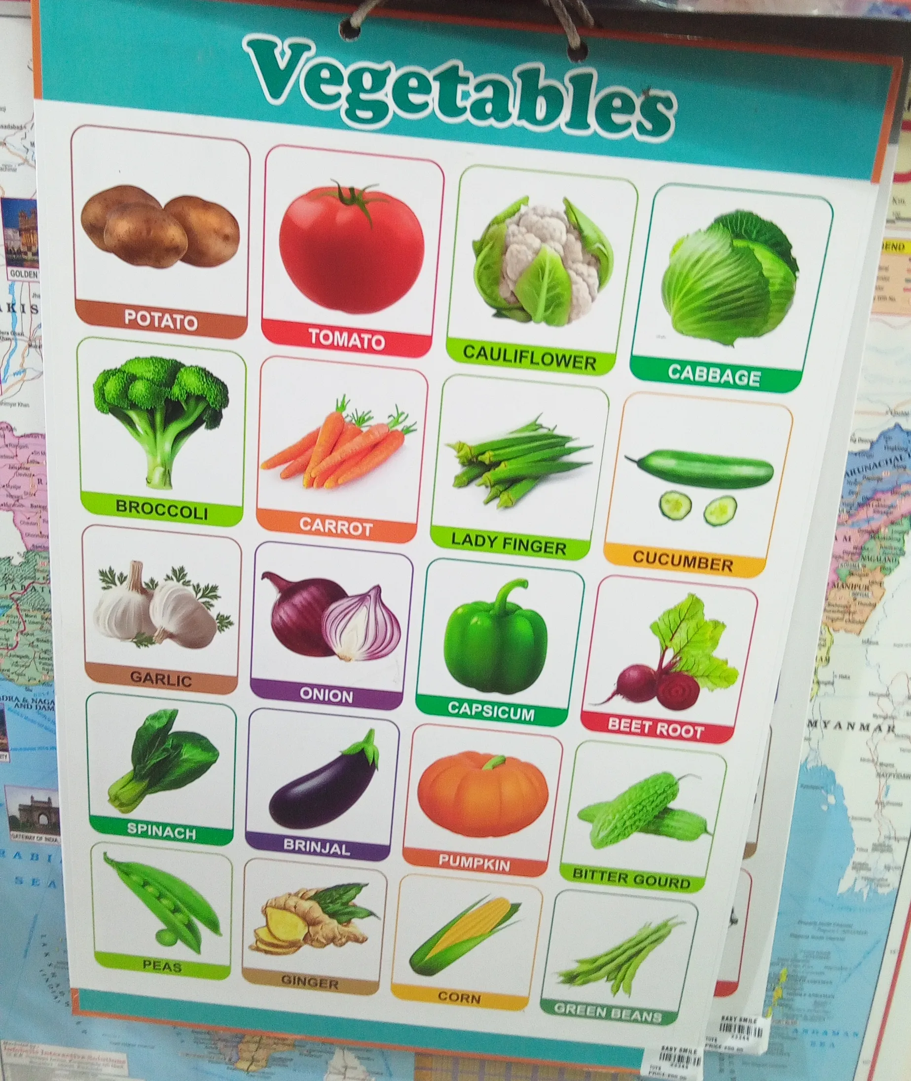 Vegetable Chart view 2