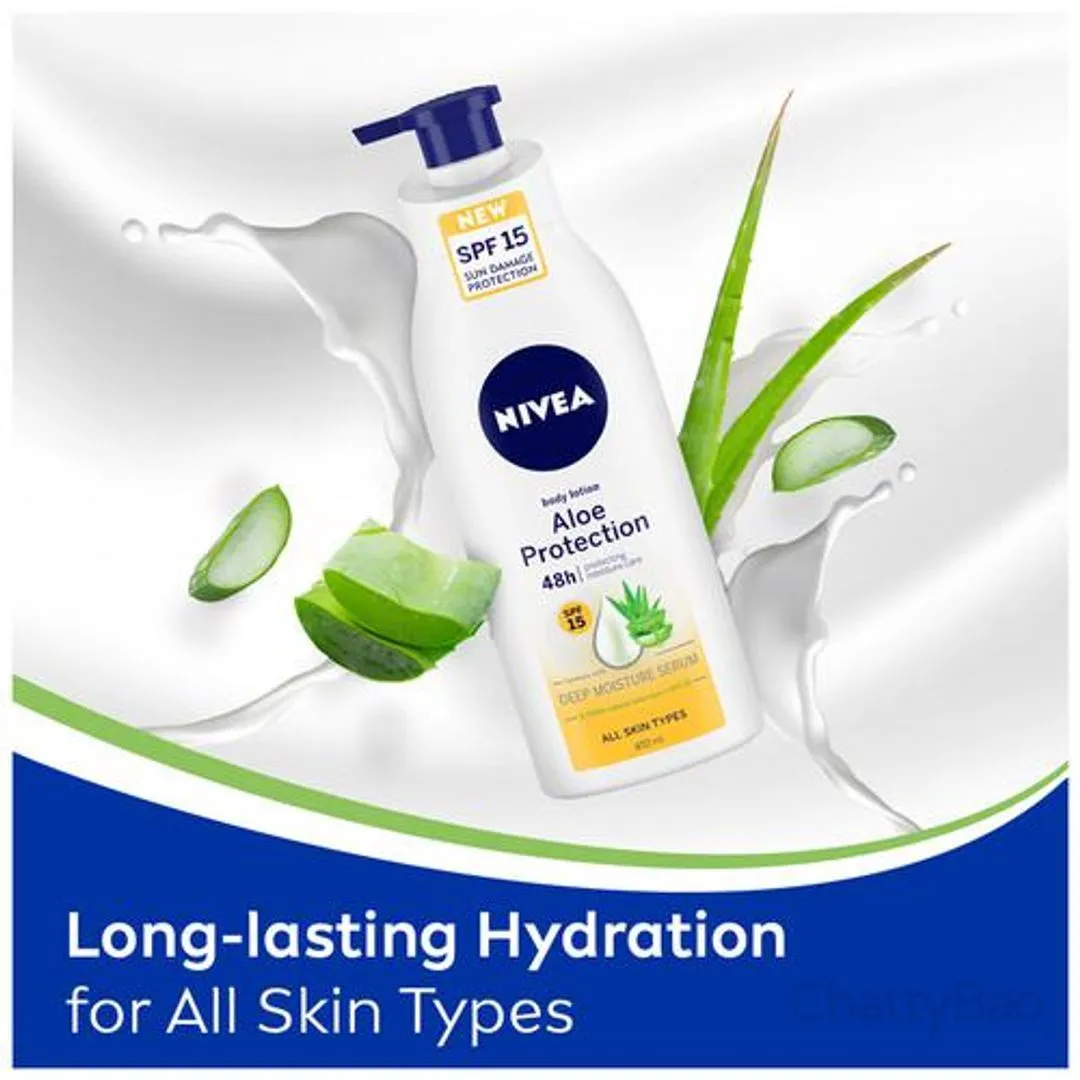Nivea Body Lotion - Aloe Protection SPF 15 For Normal Skin 200 ml view 3