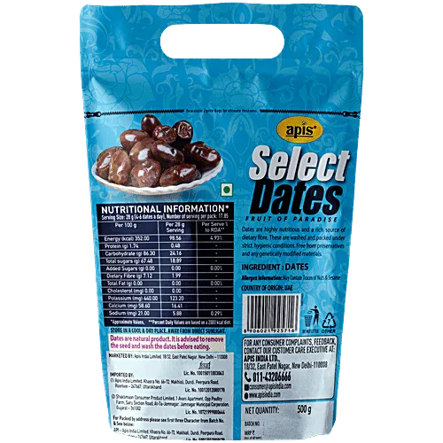 Apis Select Dates 500 g view 2