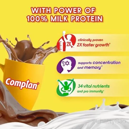 Complan Nutrition Drink - Royale Chocolate Jar 200 g view 4