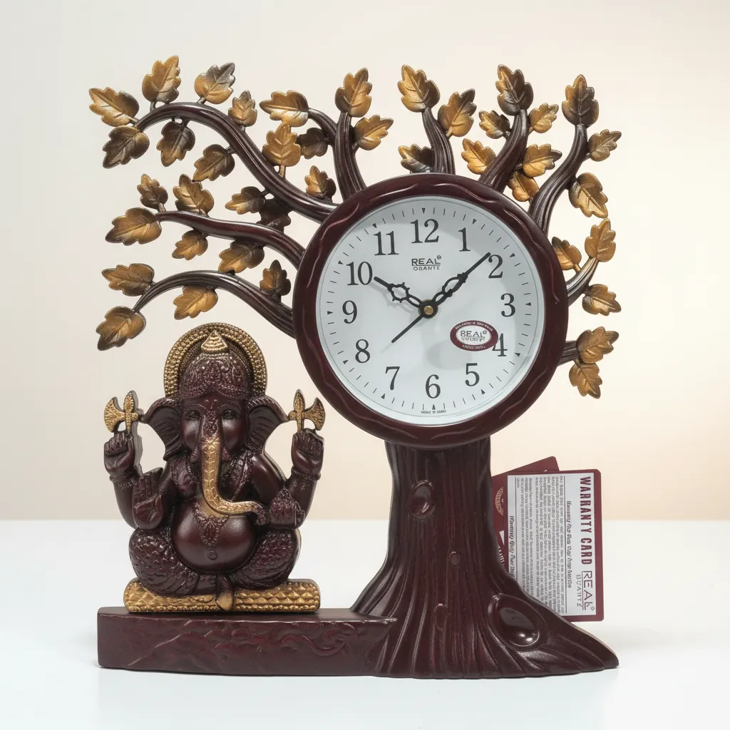 Real Quartz Ganesh Wall Clock
