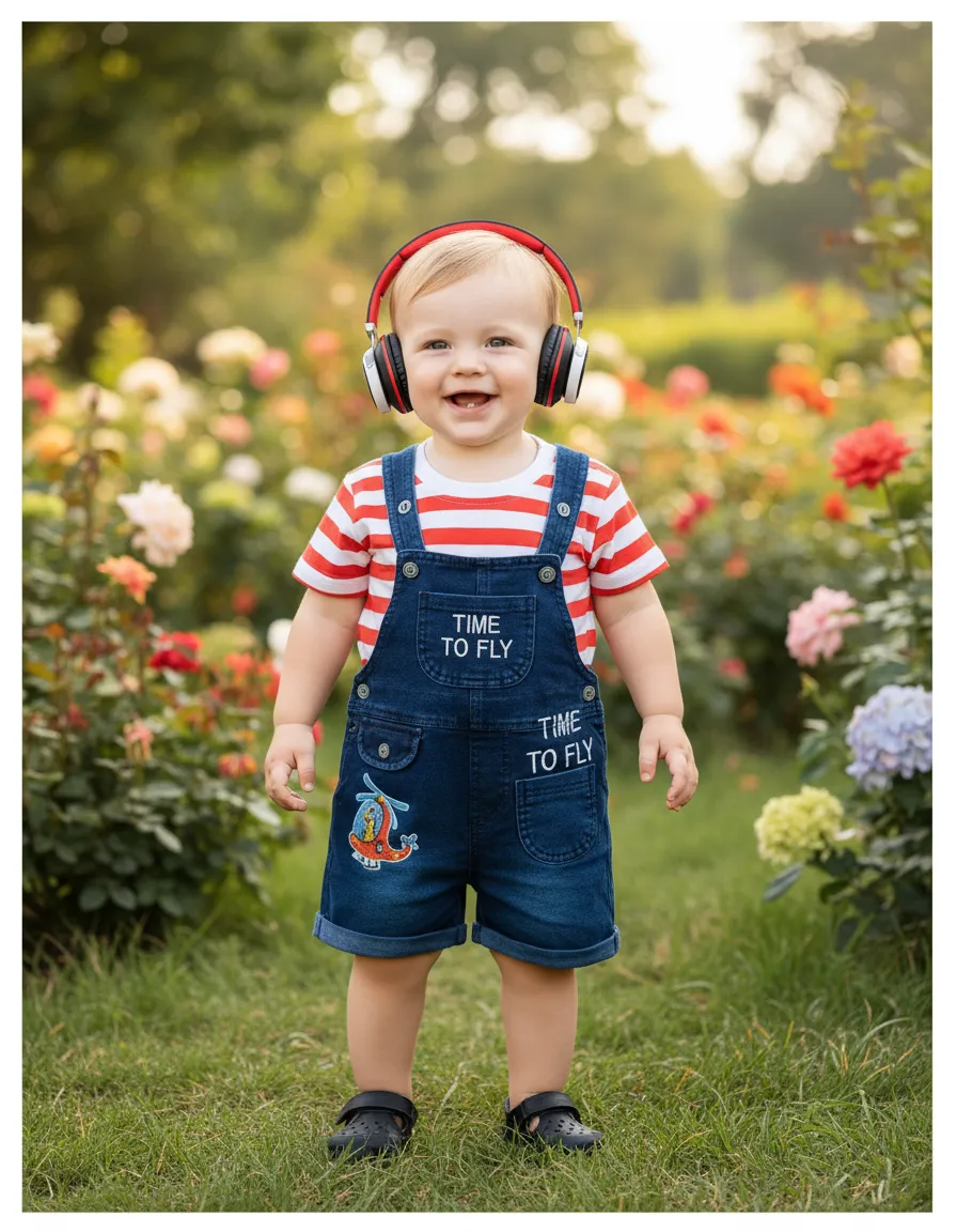 Mix & Max Kids Dungaree Set