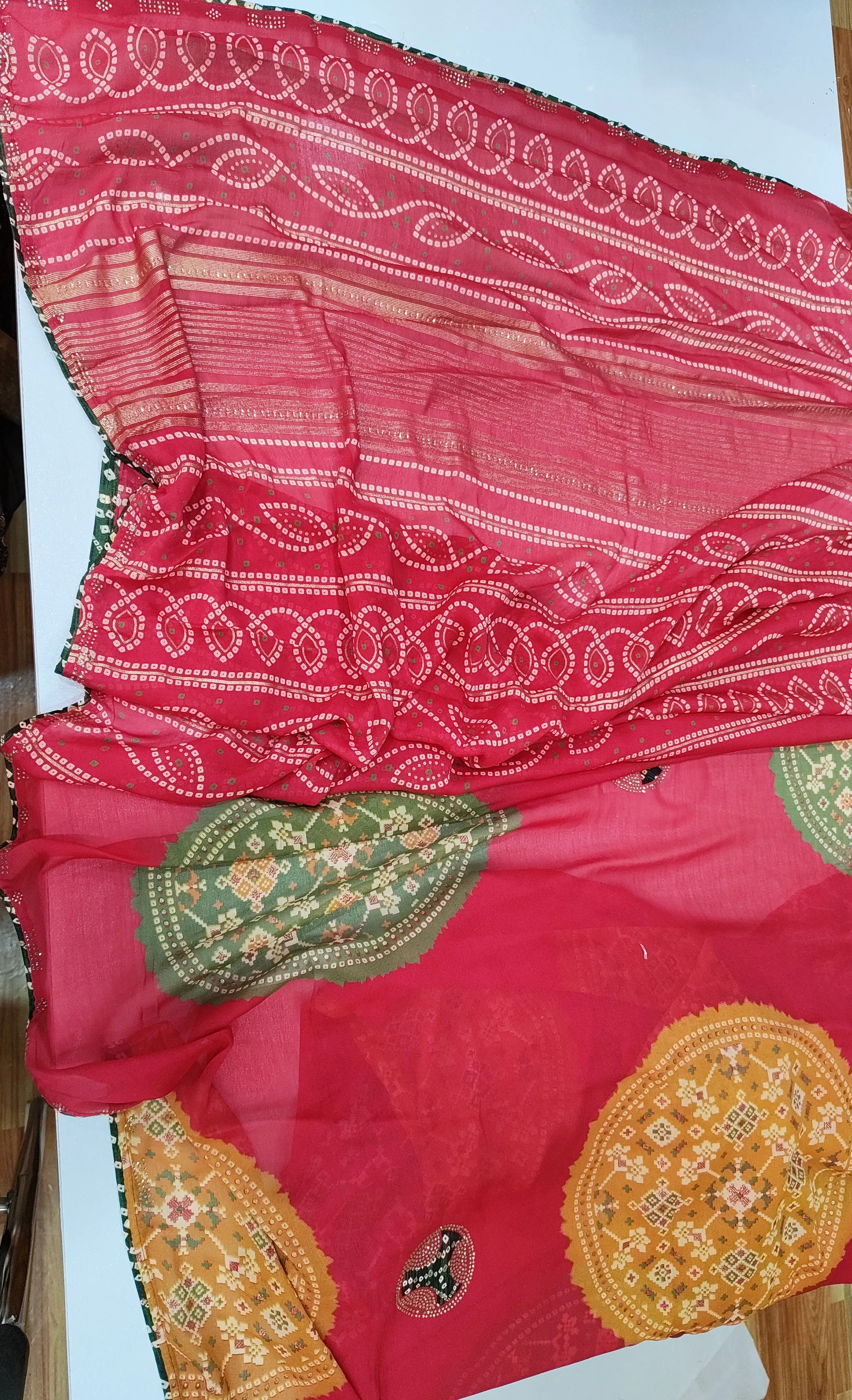 Bandhani Saree view 3