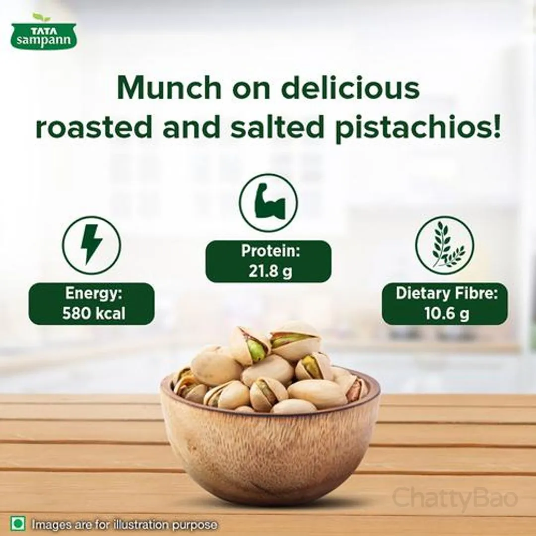 Tata Sampann Premium Pistachios Roasted & Salted 200 g view 3