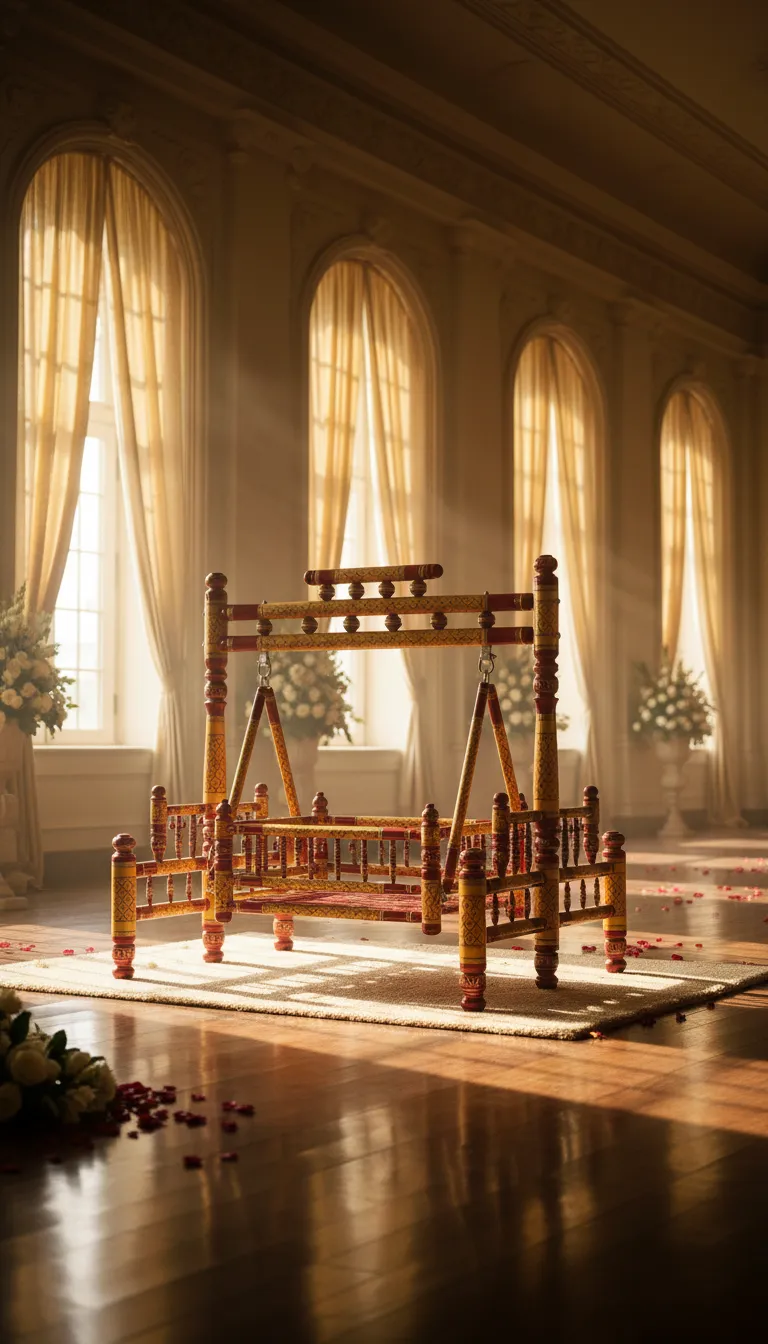 Indian Baby Swing for Naam Karan Ceremony view 2