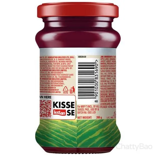 Kissan Mixed Fruit Jam 200 g view 2