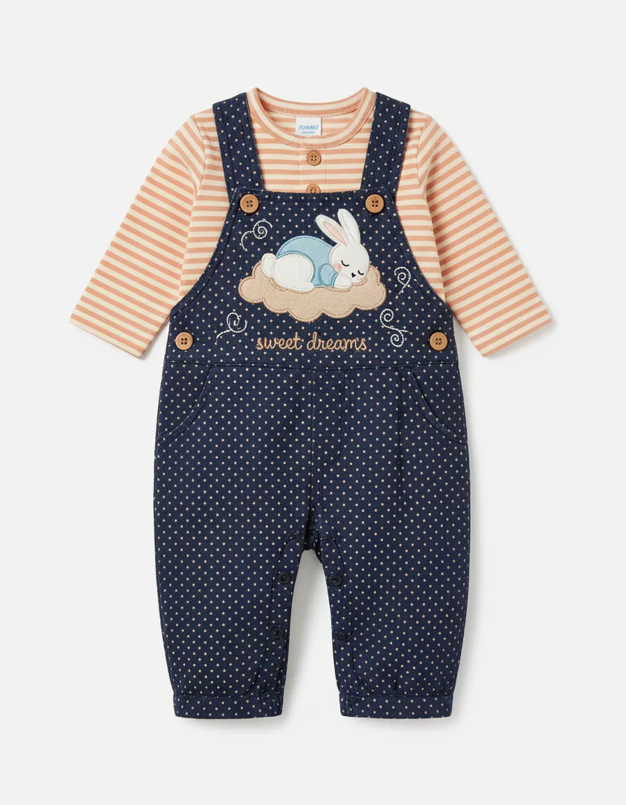 Baby Dungaree Set view 2