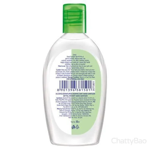 Dettol Hand Sanitizer - Original 50 ml view 2
