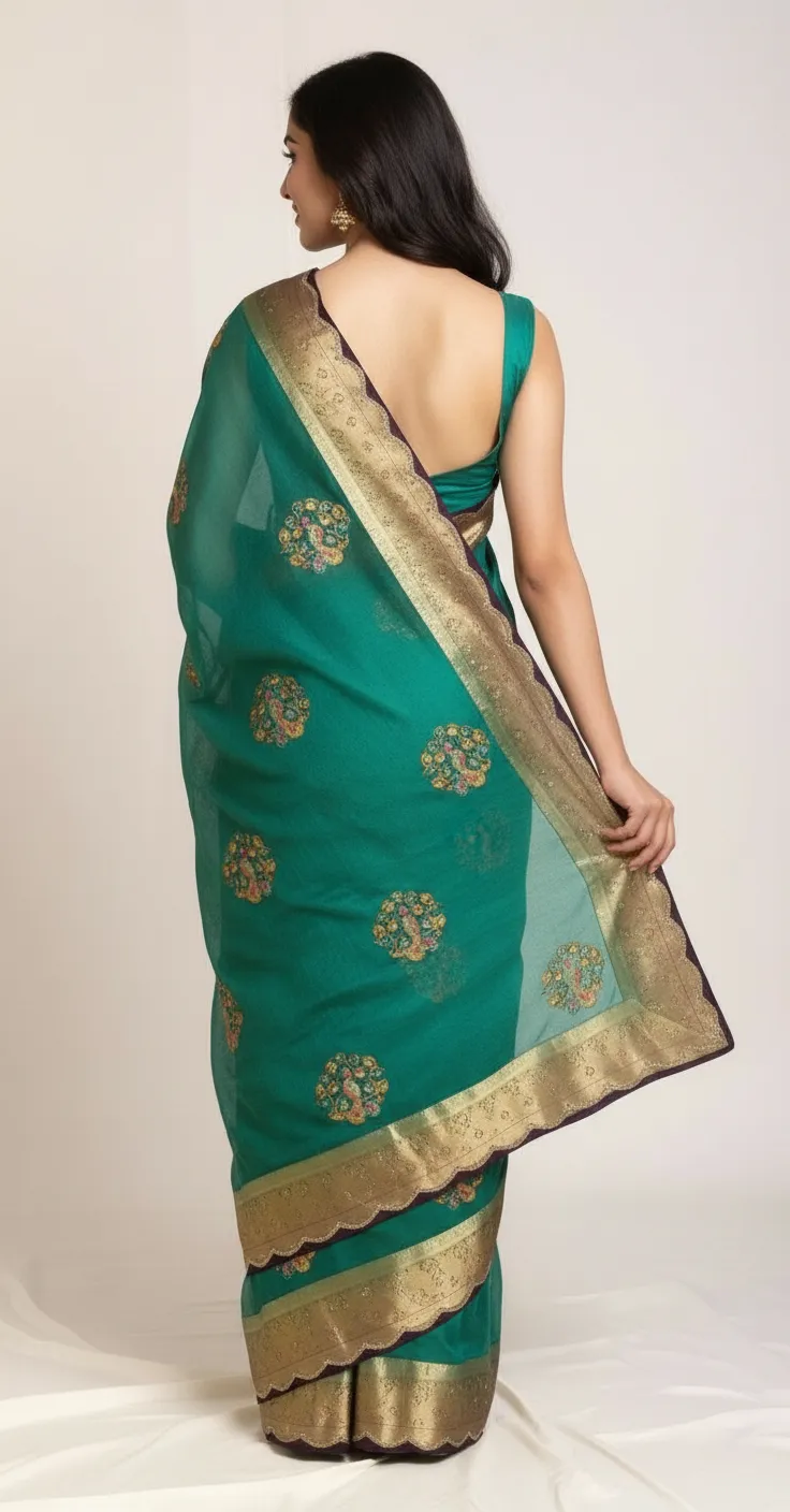 Designer Saree view 2