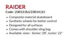 Cosco Skate Board Raider view 5