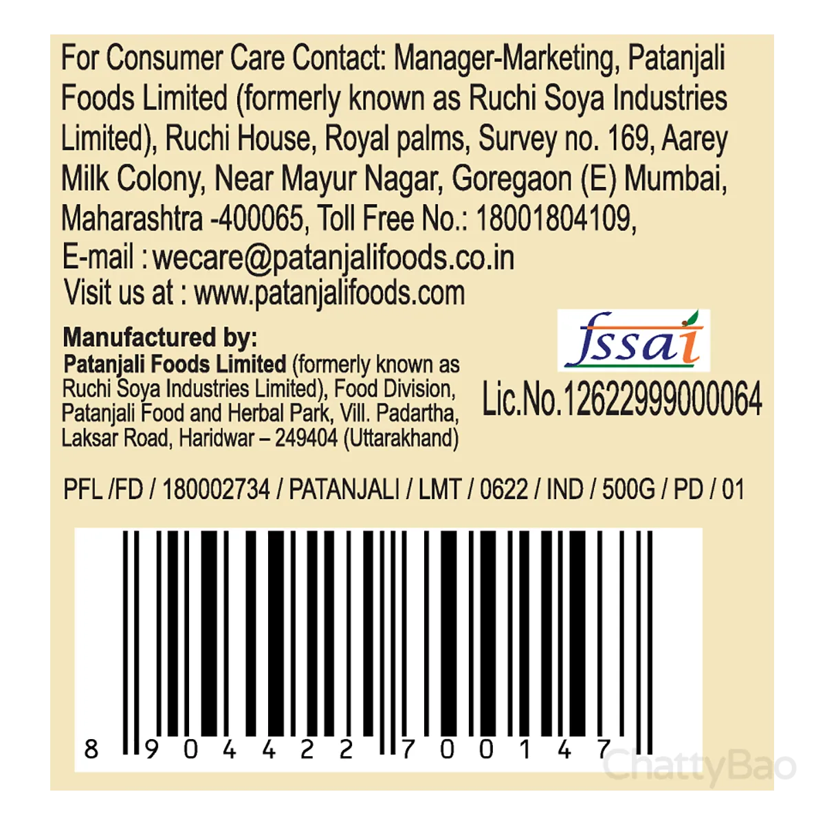 Patanjali Barley Dalia 500 g view 4