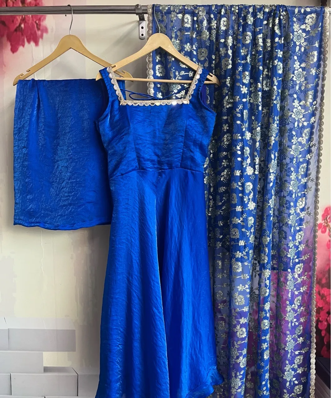 'Ayina' Suit Set - Royal Blue view 2