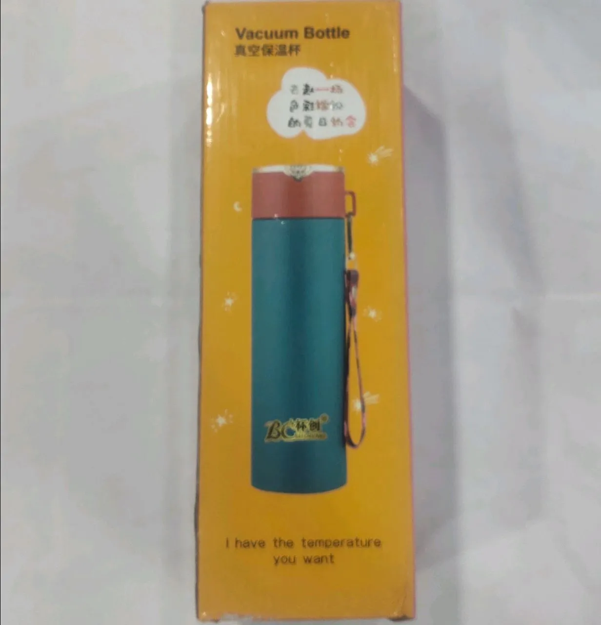 Vaccum Bottle, Pink/Sky, 500ml, 1 Pcs view 2
