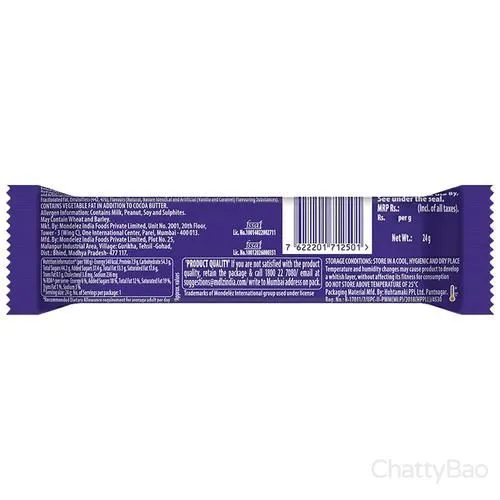 Cadbury Fuse Peanut & Caramel Filled Chocolate Bar 24 g view 2