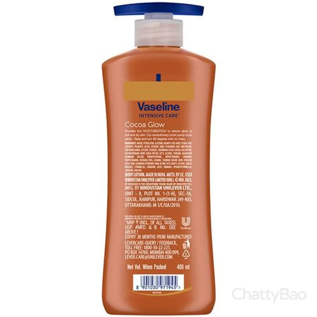 Vaseline Body Lotion - Cocoa Glow 400 ml view 2