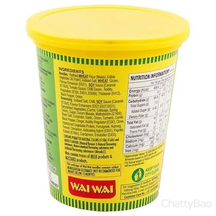 Wai Wai Xpress Ready To Eat Cup Noodles - Veg Masala 70 g view 2