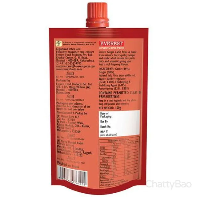 Everest Ginger Garlic Paste 100 g view 2