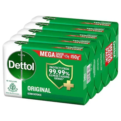 Dettol Original Soap (Pack of 5 x 150 g each) view 2