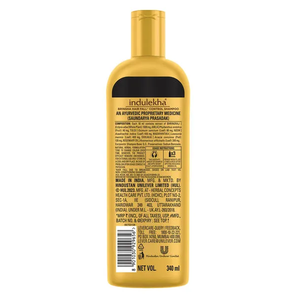 Indulekha Bringha Ayurvedic Shampoo 340 ml view 2