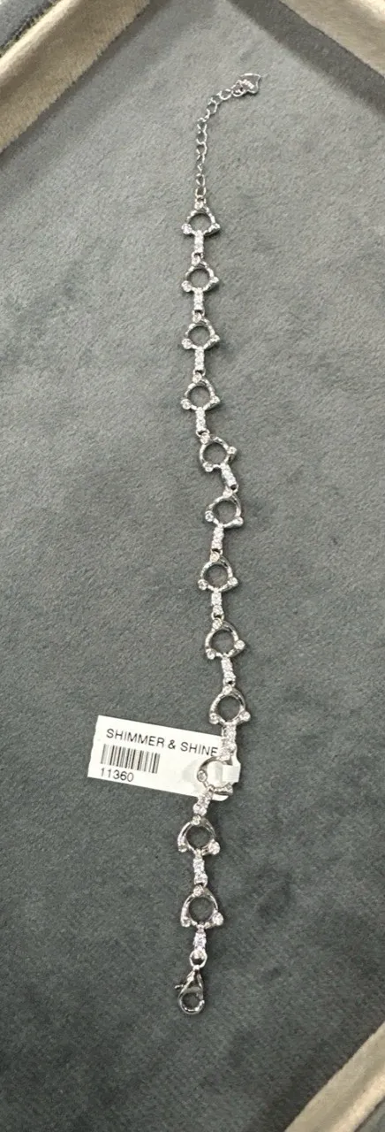 Shimmer & Shine Silver Bracelet view 3